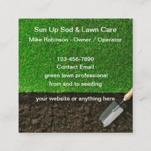 Tarjetas De Negocios Guay Lawn Care Sod Y Mantenim