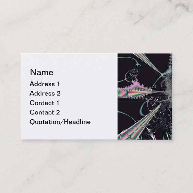 Tarjetas de Negocios Lights (Anverso)