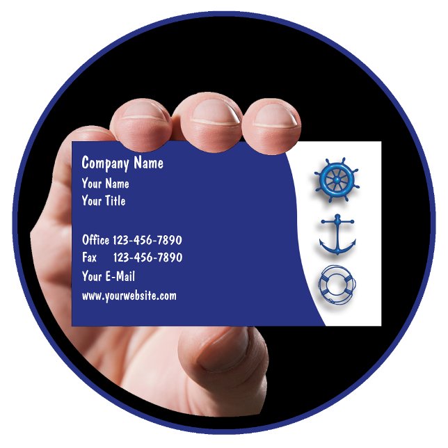 Tarjetas de Negocios Marinas (Subido por el creador)