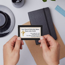 Tarjetas de Negocios Minimalistas de Iglesia con C