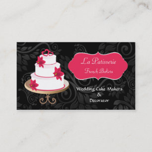 tarjetas de negocios para fabricantes de pasteles