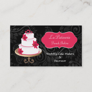 tarjetas de negocios para fabricantes de pasteles 
