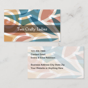 Tarjetas de negocios pequeñas y artesanales Artsy