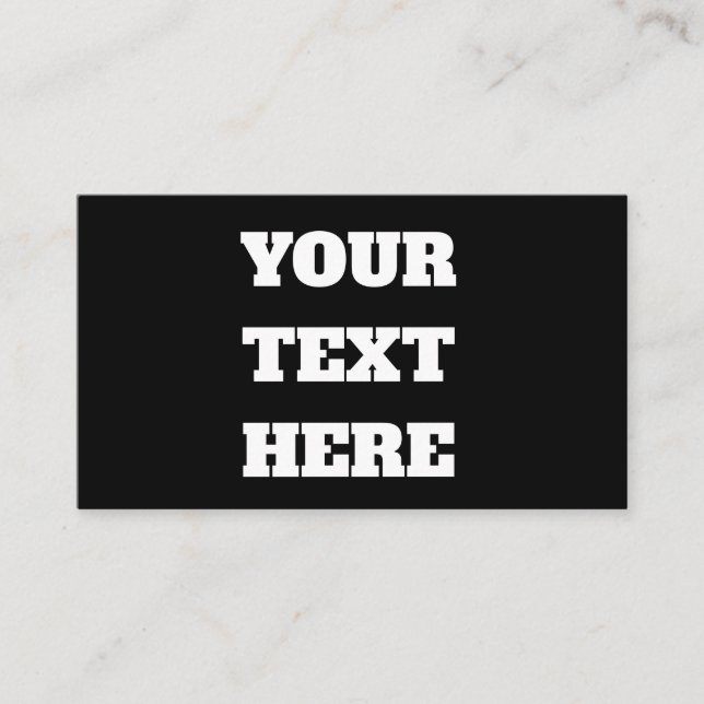TARJETAS DE NEGOCIOS PERSONALIZADAS PERSONALIZADAS (Anverso)