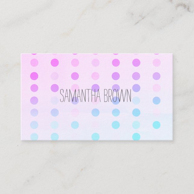 tarjetas de negocios personalizado de patrones de  (Anverso)