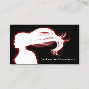 tarjetas de negocios Red Hair Salon