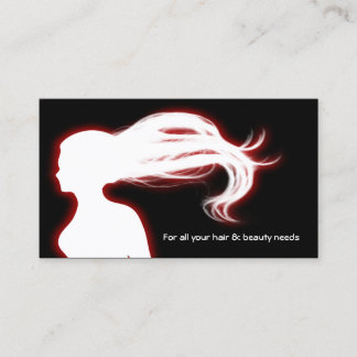 tarjetas de negocios Red Hair Salon