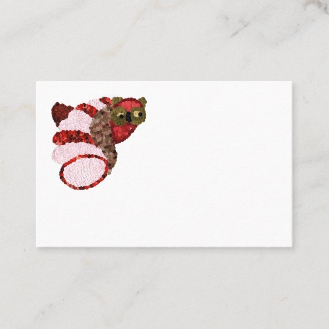 Tarjetas de nombramiento de Owl UK/Euro (Anverso)