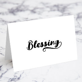 Tarjetas de nombre con Bold Brush Script G Swash