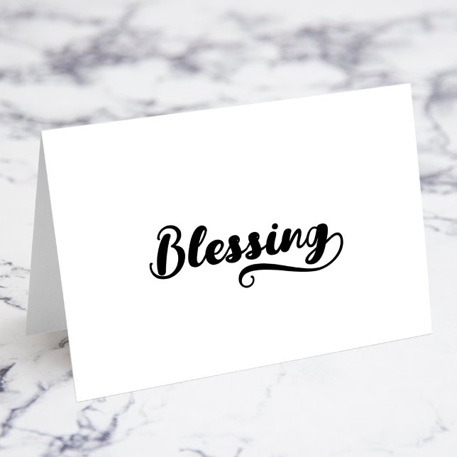 Tarjetas de nombre con Bold Brush Script G Swash (Bold Brush Script G Swash Name Place Cards)