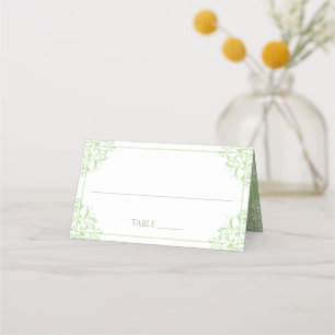 Tarjetas de nombre de boda elegantes Nadine (ver
