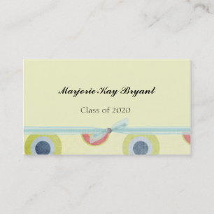 Tarjetas de nombre de graduación