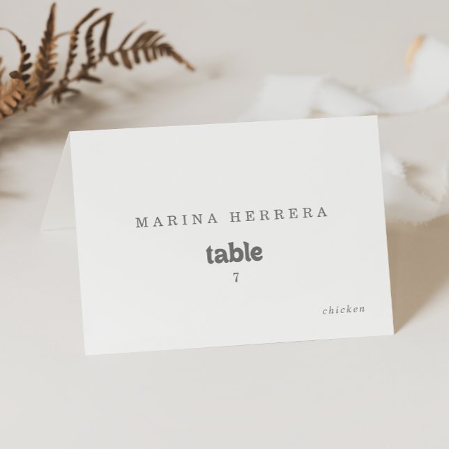 Tarjetas de Nombre de Invitado Simples y Formales (Subido por el creador)