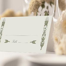 Tarjetas de nombre de tabla de Boda Art Nouveau vi