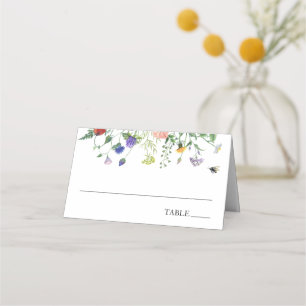 Tarjetas de Nombre para Campos de Flores Silvestre