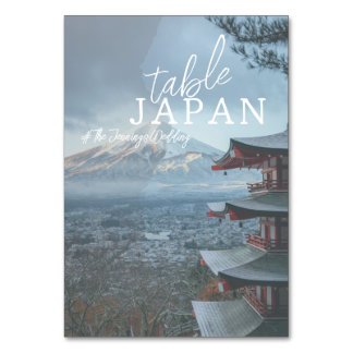 Tarjetas de nombre para mesa de viaje