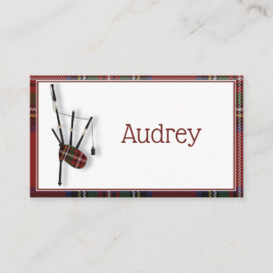 Tarjetas de nombre Robbie Burns