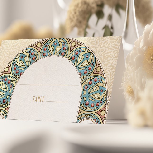 Tarjetas de nombre Tabla de Boda Art Nouveau vinta (Subido por el creador)