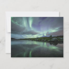 Tarjetas de Noruega para las luces boreales