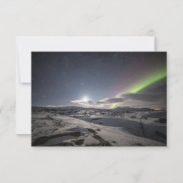 Tarjetas de Noruega para las luces boreales