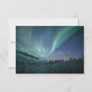 Tarjetas de Noruega para las luces boreales