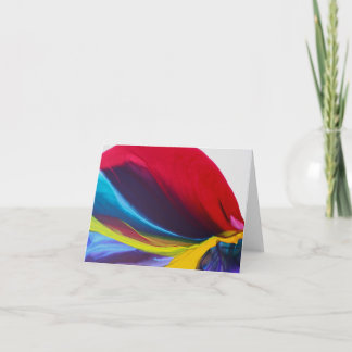 Tarjetas de nota azul de Fleur