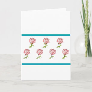 TARJETAS DE NOTA COLOR DE ROSA ROSADAS