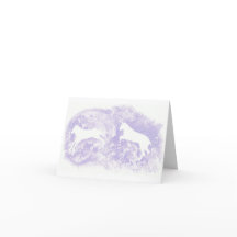 Tarjetas de nota con diseño de caballo