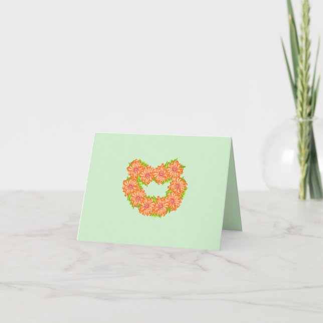 Tarjetas de nota : Corazón de los días (Anverso)