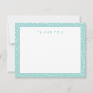 Tarjetas De Nota De Agradecimiento De Acua Dotted