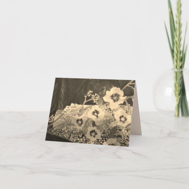 Tarjetas de nota de agradecimiento : Vida fija (Anverso)