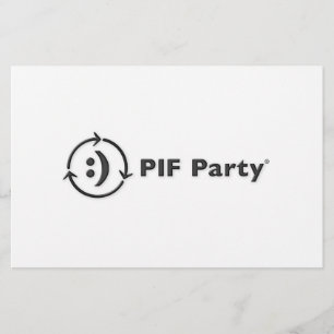 Tarjetas de nota de Fiesta PIF