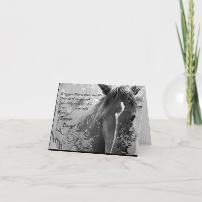 Tarjetas de nota de ForeverCowgirl (Anverso)