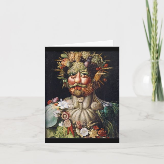 Tarjetas de nota de Giuseppe Arcimboldo Vertumnus (Anverso)