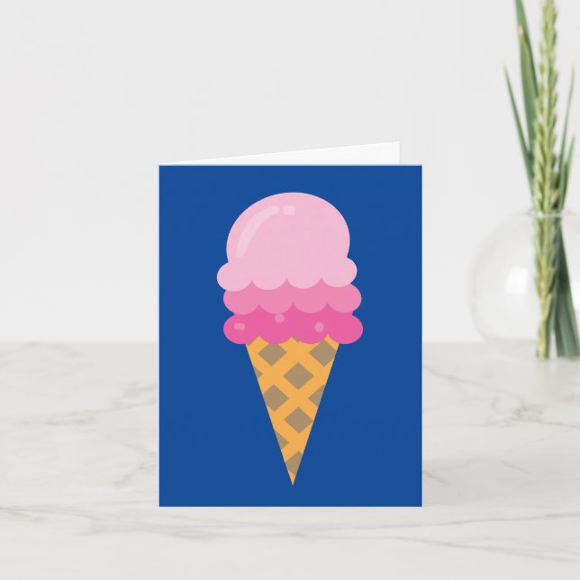 TARJETAS DE NOTA DE ICE CREAM CONES (Anverso)