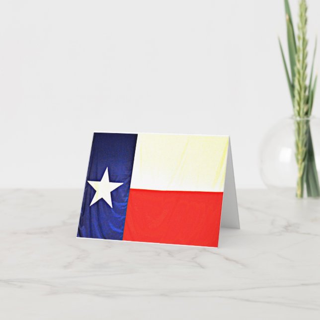 Tarjetas de nota de la bandera de Tejas (Anverso)