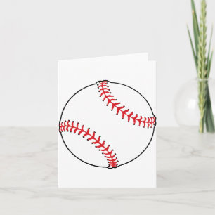 Tarjetas de nota de la bola del béisbol