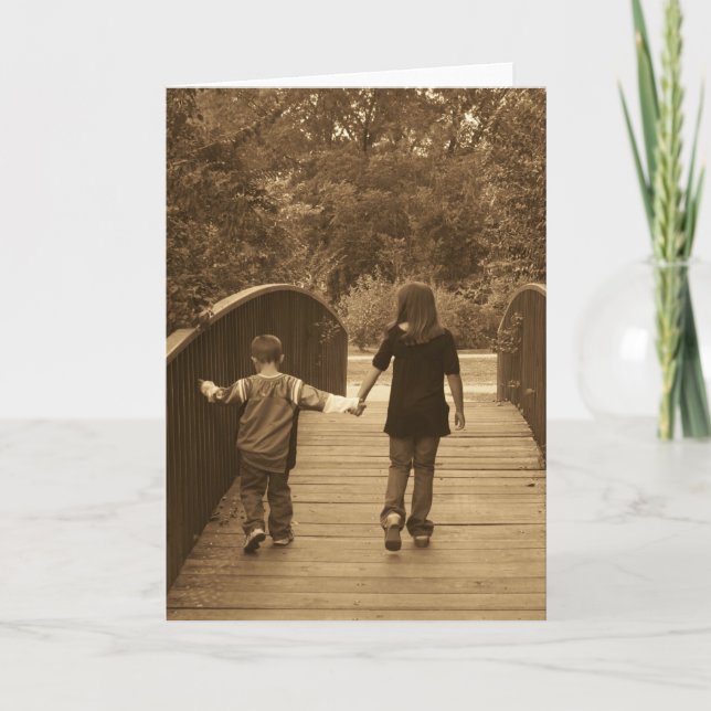 TARJETAS DE NOTA DE LA FOTO DE LOS NIÑOS (Anverso)