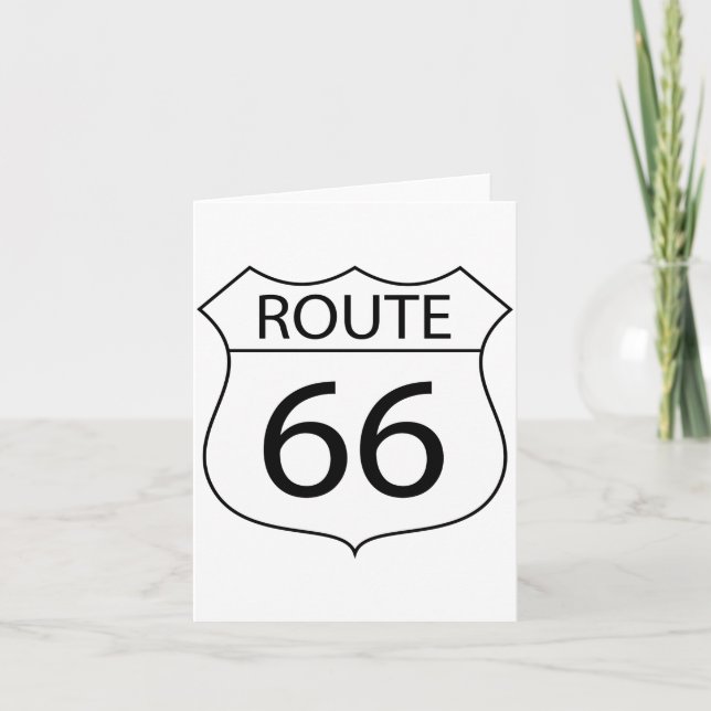 Tarjetas de nota de la ruta 66 (Anverso)