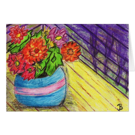 Tarjetas de nota de las flores
