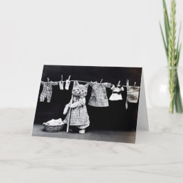 Tarjetas de nota de los perritos y de los gatitos