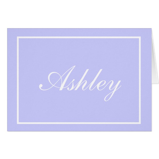 Tarjetas de nota de nombre personalizadas (Anverso (Horizontal))