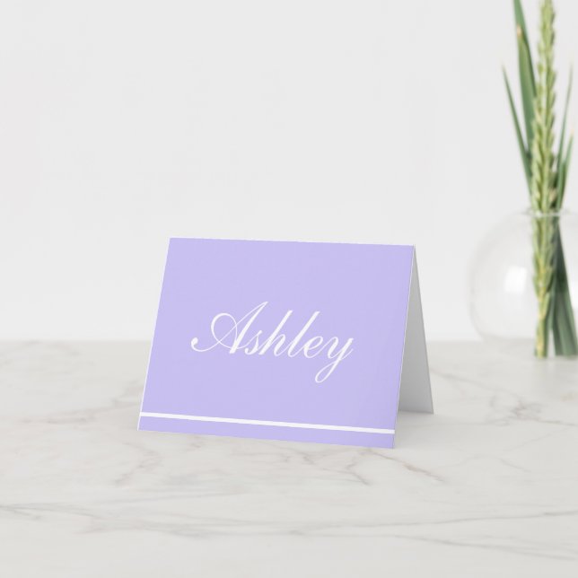 Tarjetas de nota de nombre personalizadas (Anverso)