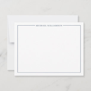 Tarjetas de nota de Personalizado de borde clásica