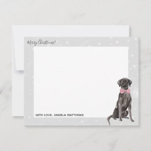 Tarjetas de nota de vacaciones de Labrador Retriev