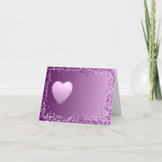 Tarjetas de nota del corazón para los bodas, las