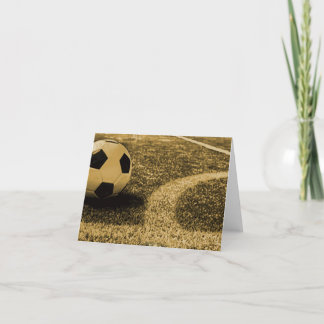 Tarjetas de nota del fútbol