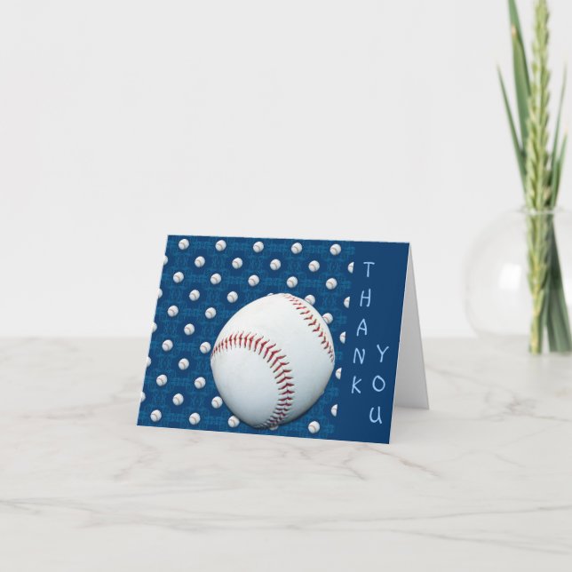 Tarjetas De Nota Del Motif De Béisbol (Anverso)