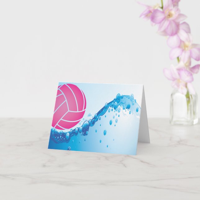 Tarjetas de nota del water polo (Orquídea)