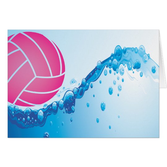 Tarjetas de nota del water polo